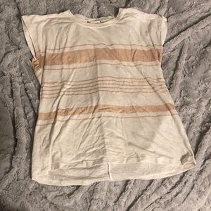 T-shirt peach stripes